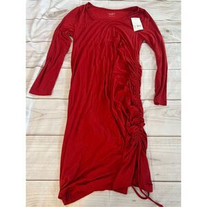 NWT Maternity Isabel by Ingrid & Isabel dress red large
